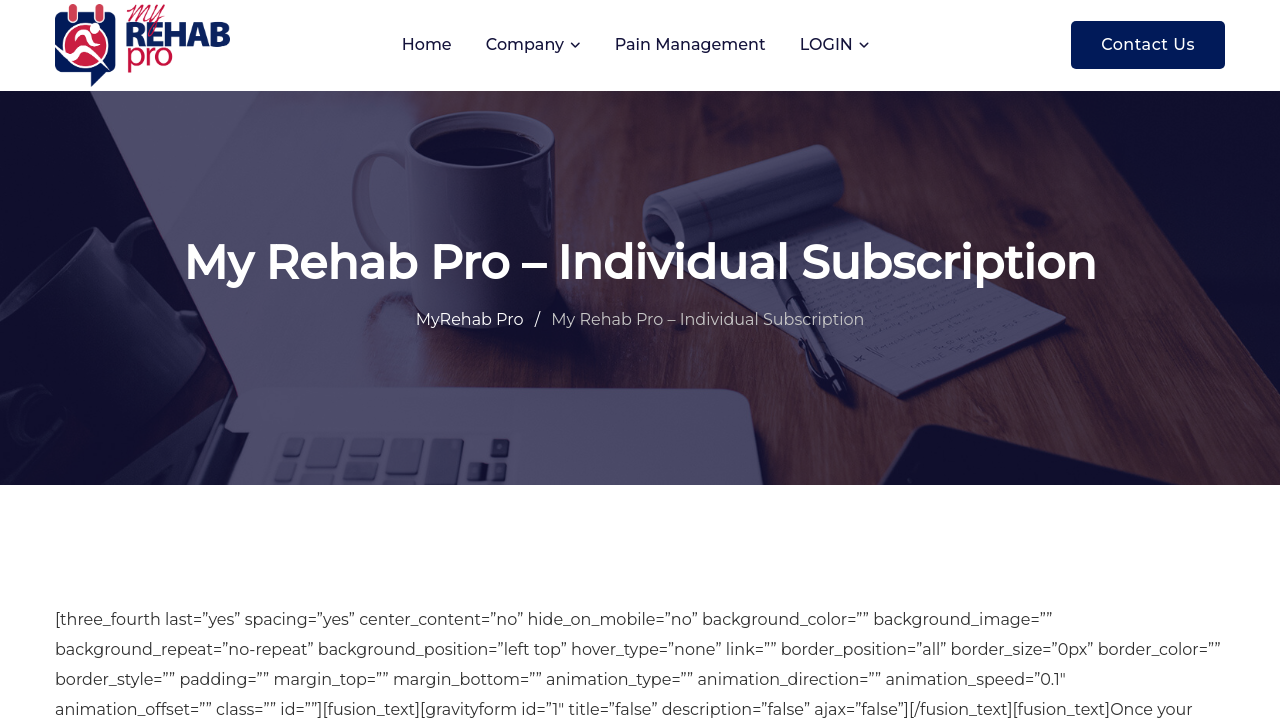 My Rehab Pro